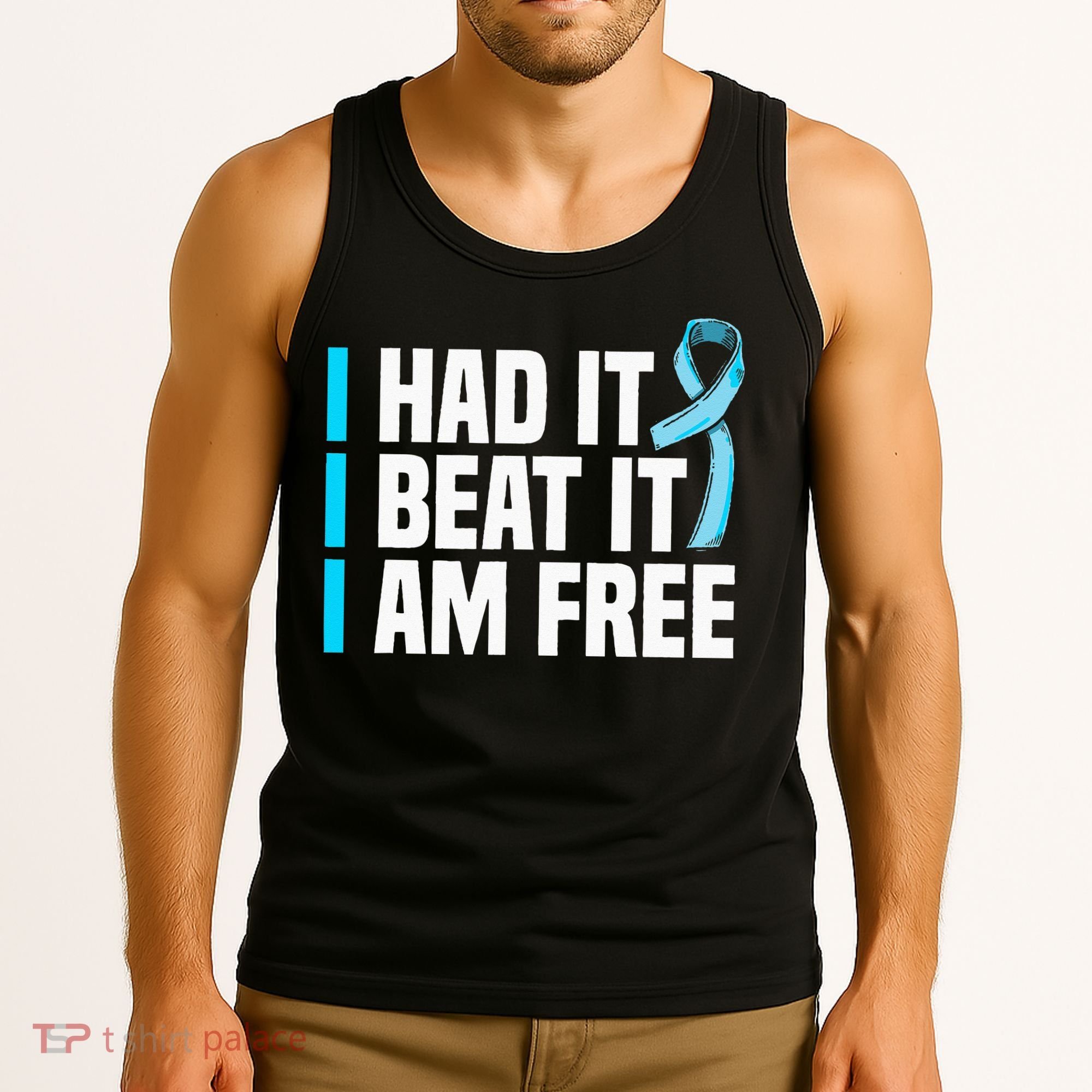 Cancer I Had It I Beat It Im Free Prostate Cancer Survivor Tank Top
