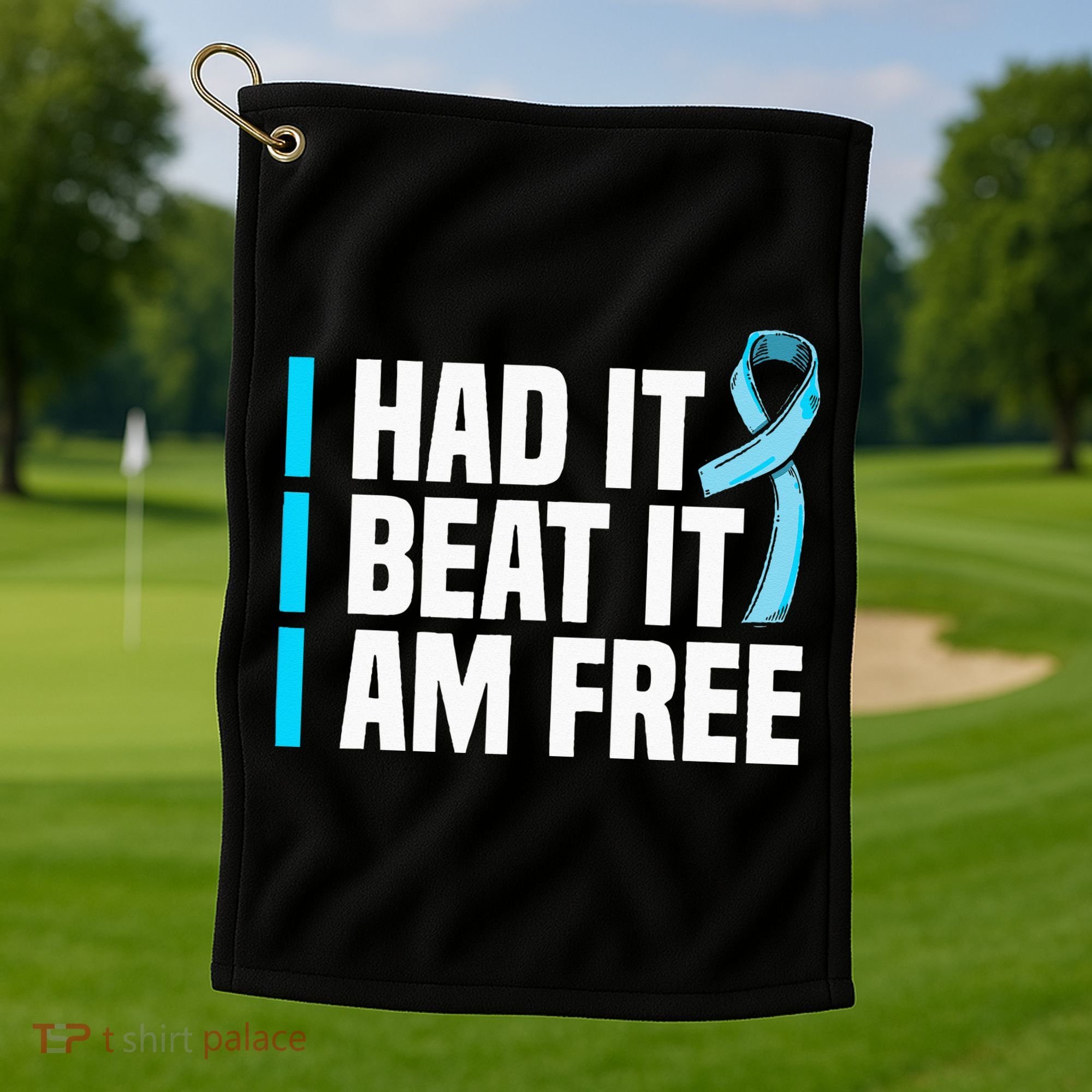 Cancer I Had It I Beat It Im Free Prostate Cancer Survivor Golf Towel