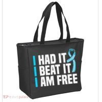 Cancer I Had It I Beat It Im Free Prostate Cancer Survivor Tote Bag thumb 2