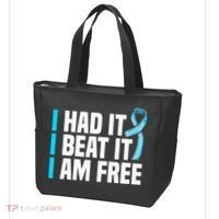Cancer I Had It I Beat It Im Free Prostate Cancer Survivor Tote Bag thumb 3