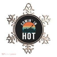Comin In Hot Boat Captain Pontoons Boating Cool Gift Ornament thumb 0