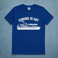 Coming In Hot Pontoon Captain Lake Sailor Fishing Boating Gift T-Shirt thumb 5