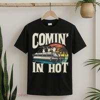 Comin In Hot Funny Pontoon Boat Pontooning Party Boat T-Shirt thumb 2
