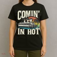 Comin In Hot Funny Pontoon Boat Pontooning Party Boat T-Shirt thumb 4