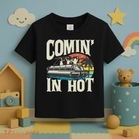 Comin In Hot Funny Pontoon Boat Pontooning Party Boat Toddler T-Shirt thumb 3