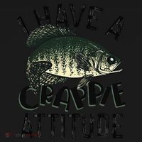 Cool I Have Crappie Attitude Gift Women Funny Fishing Coaster thumb 2