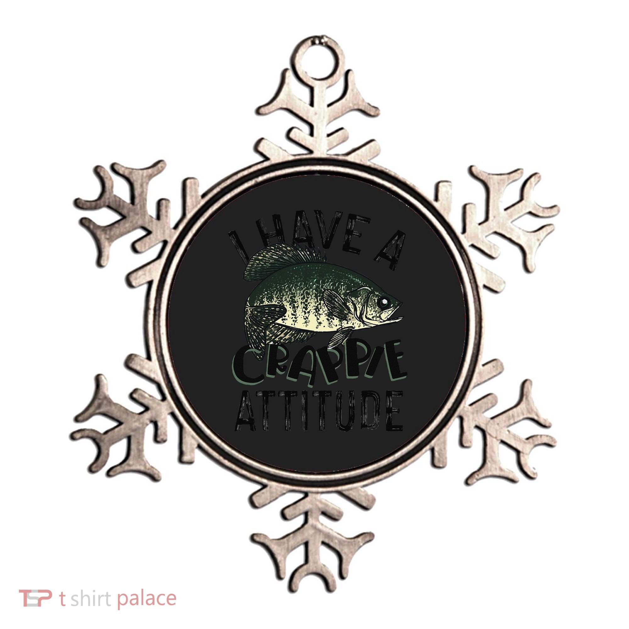Cool I Have Crappie Attitude Gift Women Funny Fishing Ornament