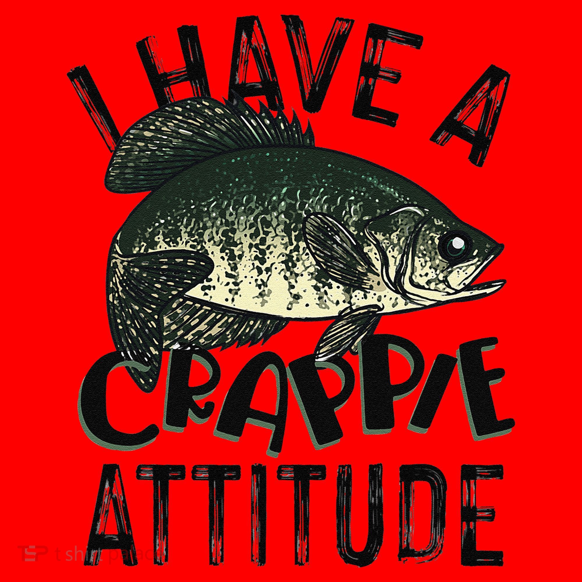 Cool I Have Crappie Attitude Gift Women Funny Fishing Santa Hat