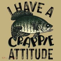 Cool I Have Crappie Attitude Gift Women Funny Fishing Sweatshirt thumb 2