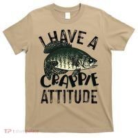 Cool I Have Crappie Attitude Gift Women Funny Fishing T-Shirt thumb 0