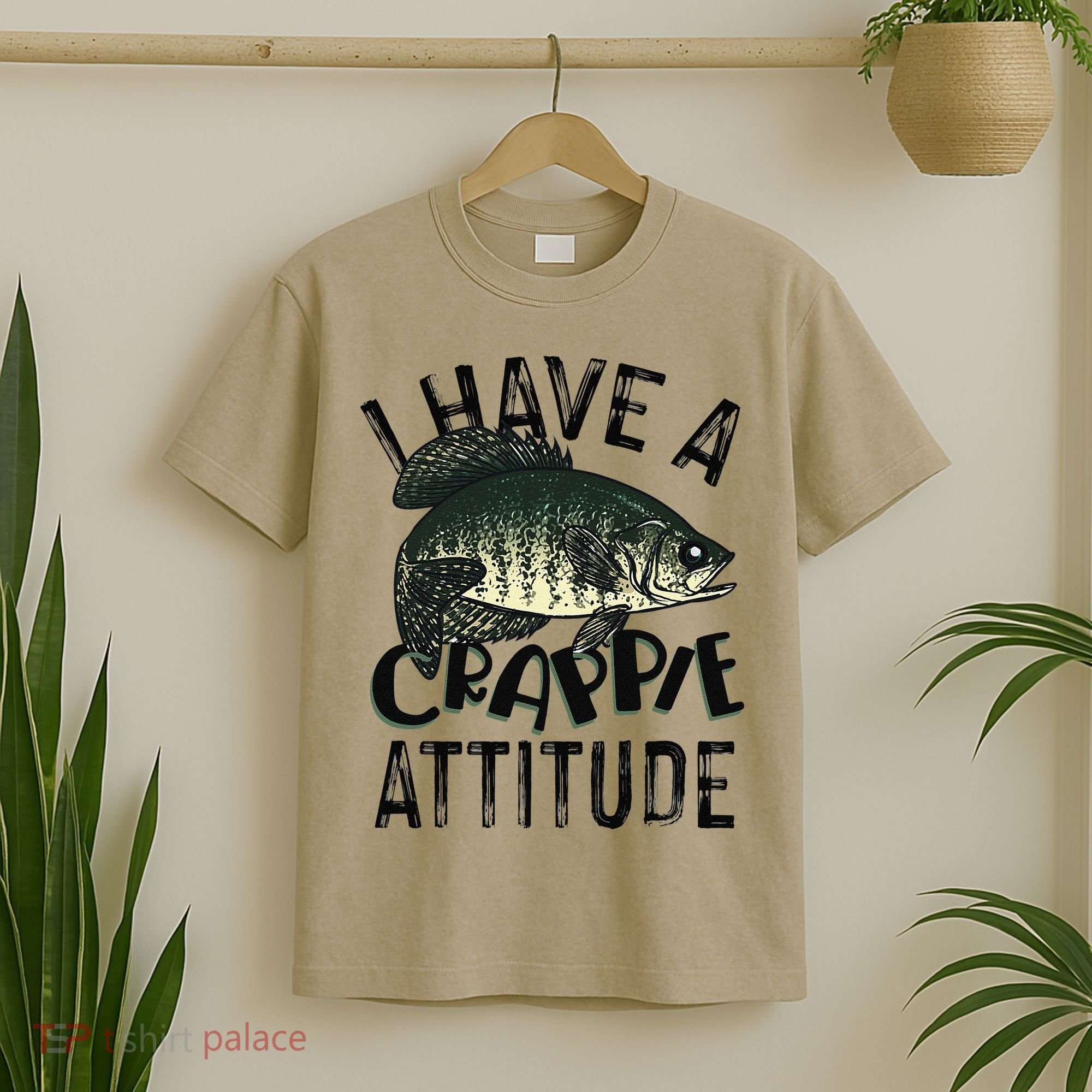 Cool I Have Crappie Attitude Gift Women Funny Fishing T-Shirt