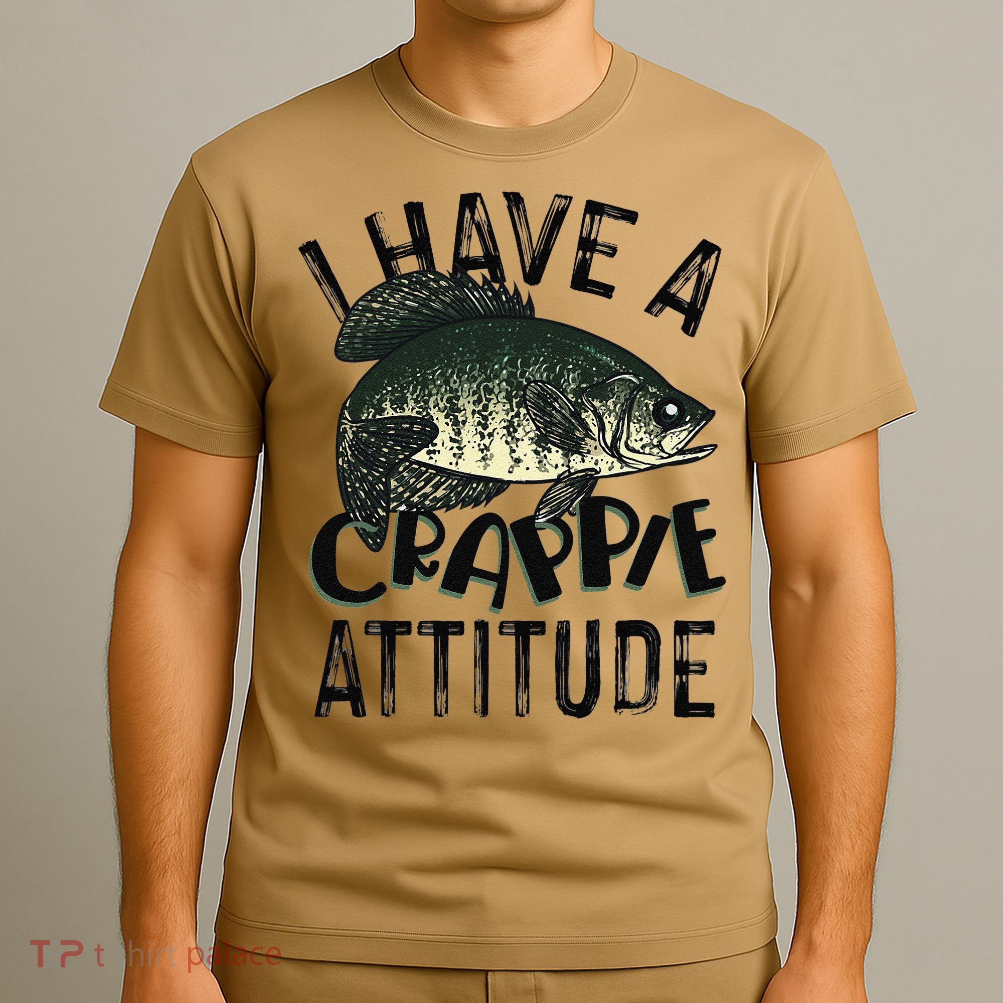 Cool I Have Crappie Attitude Gift Women Funny Fishing T-Shirt