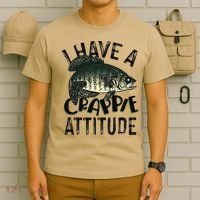 Cool I Have Crappie Attitude Gift Women Funny Fishing T-Shirt thumb 6