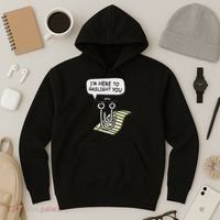 Clippy I'm Here To Gaslight You Good S Black Hoodie thumb 3