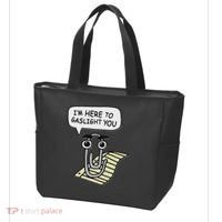 Clippy I'm Here To Gaslight You Good S Black Tote Bag thumb 3