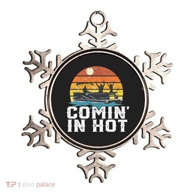 Comin In Hot Pontoon Boat Gif Funny Boating Lake Gift For Dad Gift Ornament