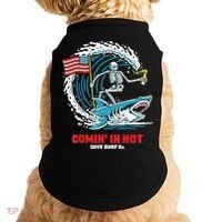 Comin In Hot Cove Surf Co Doggie Tank thumb 0