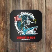 Comin In Hot Cove Surf Co Coaster thumb 0