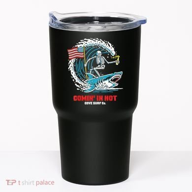 Comin In Hot Cove Surf Co Tumbler