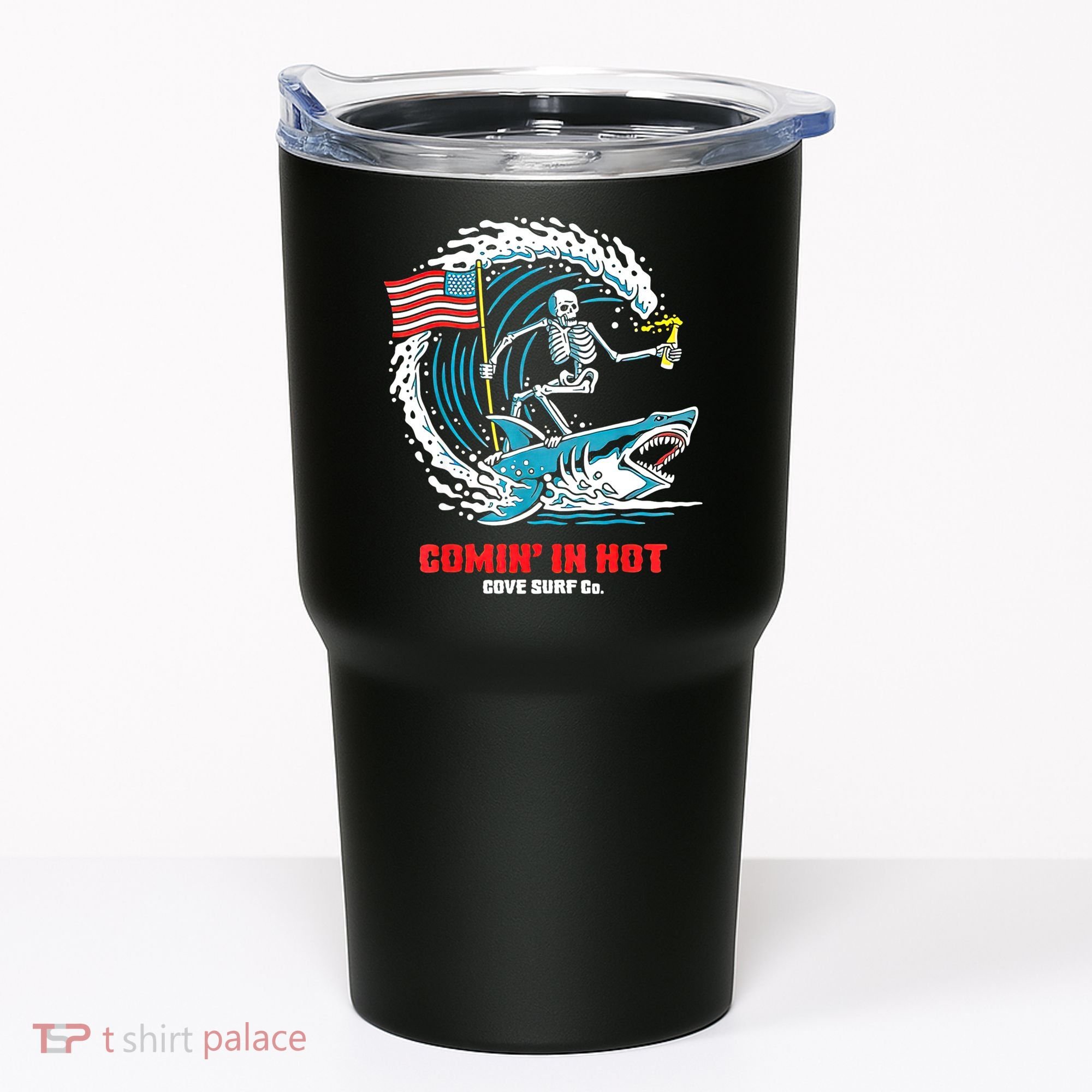 Comin In Hot Cove Surf Co Tumbler