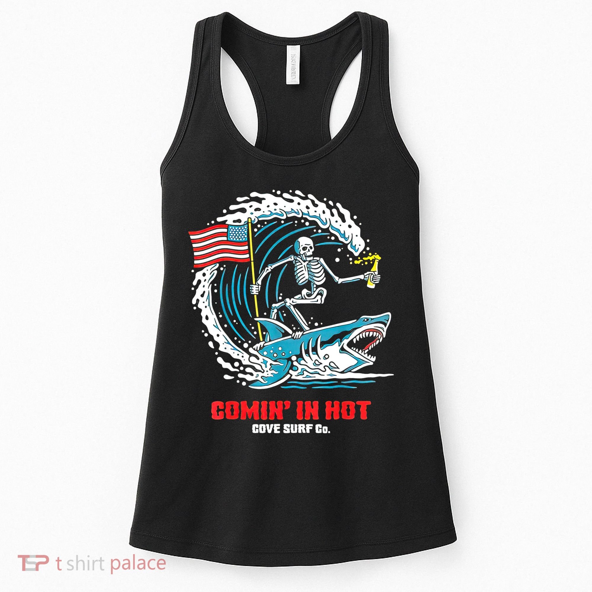 Comin In Hot Cove Surf Co Women's Tank Top