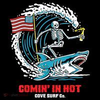 Comin In Hot Cove Surf Co Toddler Hoodie thumb 2