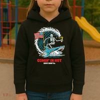 Comin In Hot Cove Surf Co Kids Hoodie thumb 3