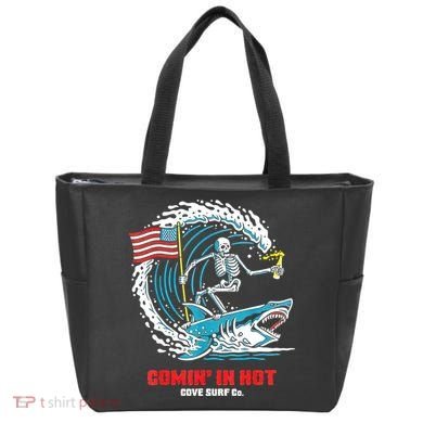 Comin In Hot Cove Surf Co Tote Bag
