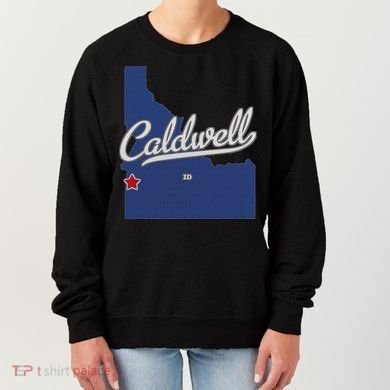 Caldwell Idaho Id Map Women's Sweatshirt