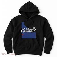 Caldwell Idaho Id Map Hoodie thumb 0
