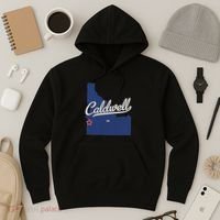 Caldwell Idaho Id Map Hoodie thumb 3