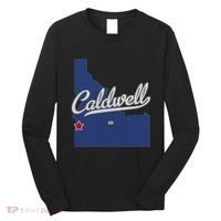 Caldwell Idaho Id Map Long Sleeve Shirt thumb 0