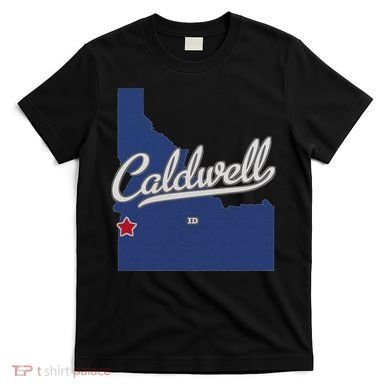 Caldwell Idaho Id Map T-Shirt