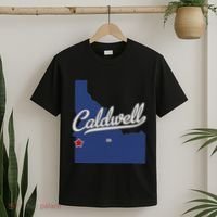 Caldwell Idaho Id Map T-Shirt thumb 2