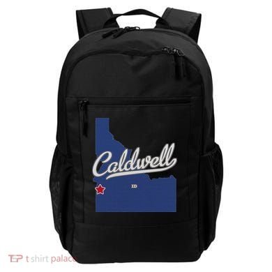 Caldwell Idaho Id Map Backpack