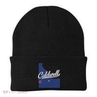 Caldwell Idaho Id Map Beanie thumb 0