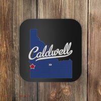 Caldwell Idaho Id Map Coaster thumb 0