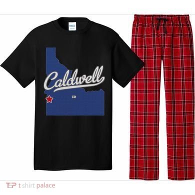 Caldwell Idaho Id Map Pajama Set