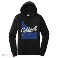 Caldwell Idaho Id Map Women's Hoodie thumb 0