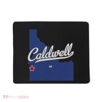 Caldwell Idaho Id Map Mousepad thumb 0
