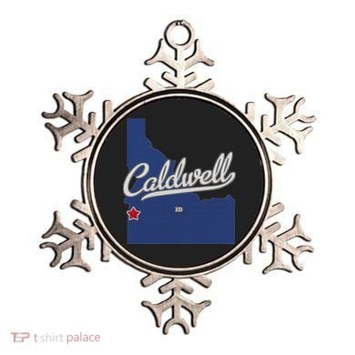 Caldwell Idaho Id Map Ornament