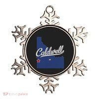 Caldwell Idaho Id Map Ornament thumb 0