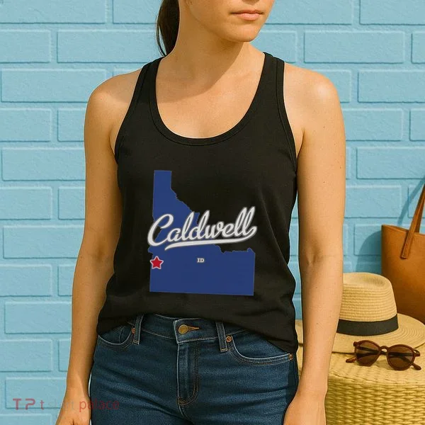 Caldwell Idaho Id Map Women's Tank Top
