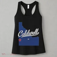 Caldwell Idaho Id Map Women's Tank Top thumb 3