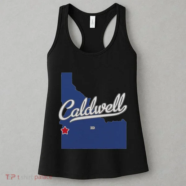 Caldwell Idaho Id Map Women's Tank Top