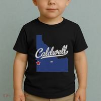 Caldwell Idaho Id Map Toddler T-Shirt thumb 2