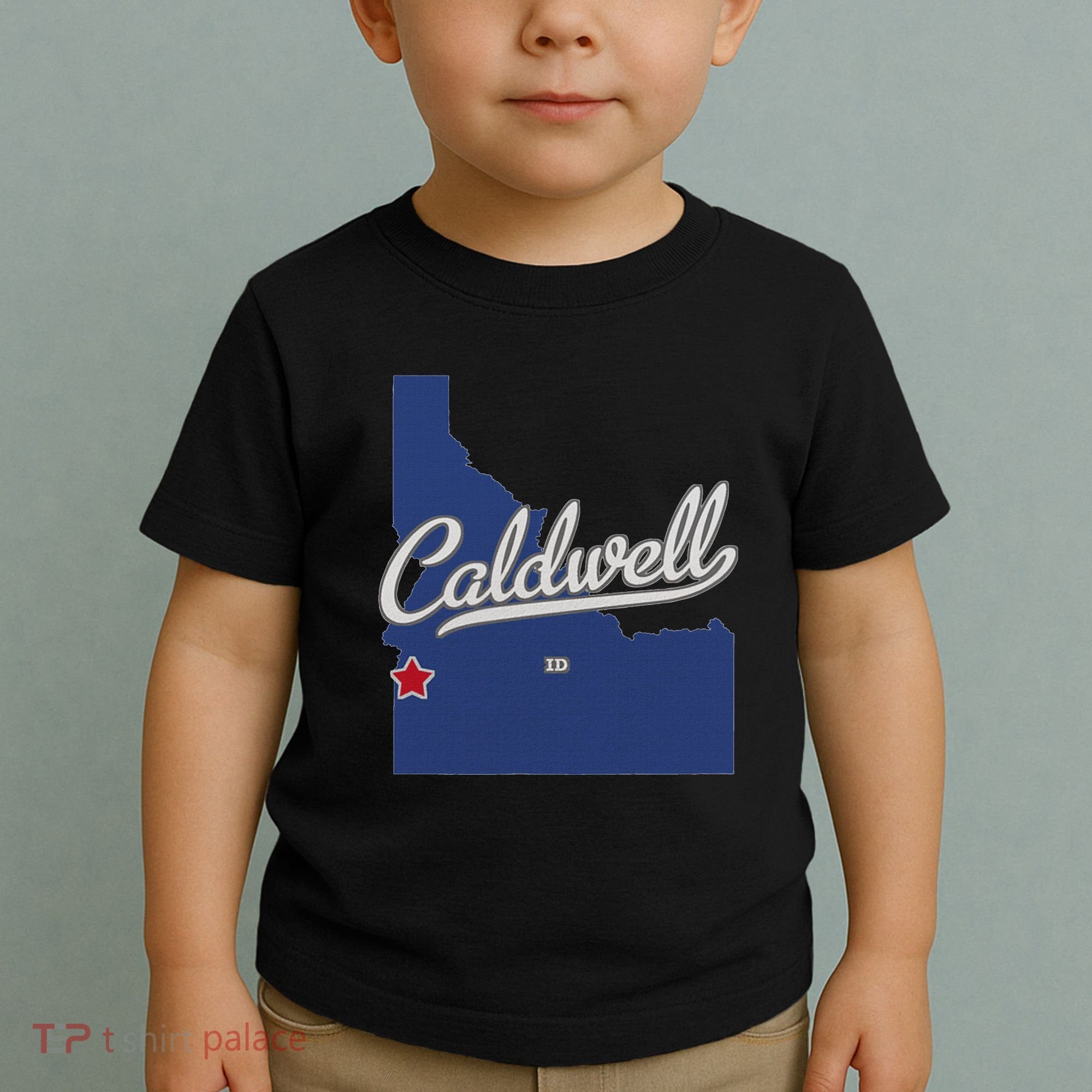 Caldwell Idaho Id Map Toddler T-Shirt