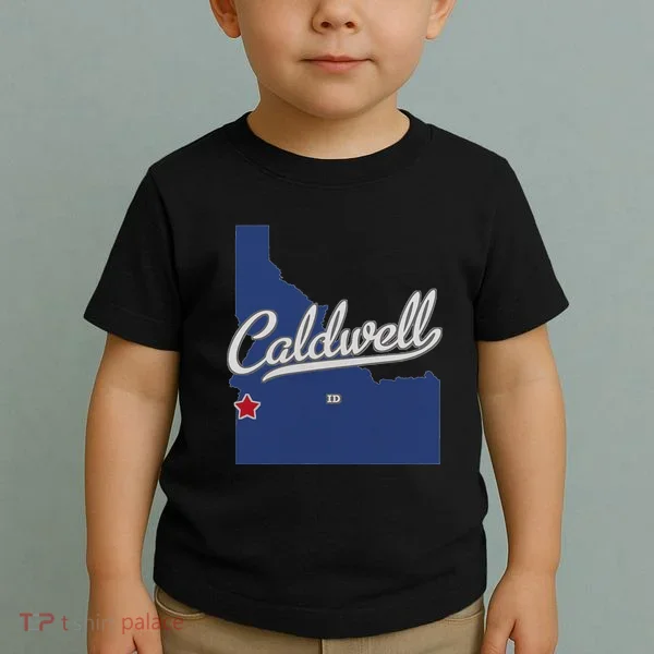 Caldwell Idaho Id Map Toddler T-Shirt