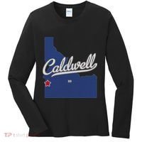Caldwell Idaho Id Map Women's Long Sleeve Shirt thumb 0