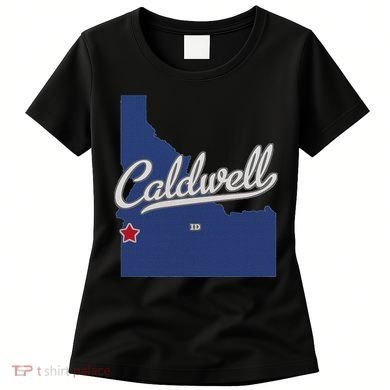 Caldwell Idaho Id Map Women's T-Shirt